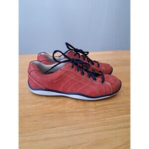 FootJoy LoPro Collection Red Leather Spikeless Golf Shoes Women’s Sz 8.5 US/39EU